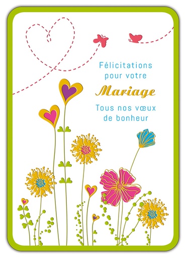 [MA CDFDP87] Carte Mariage