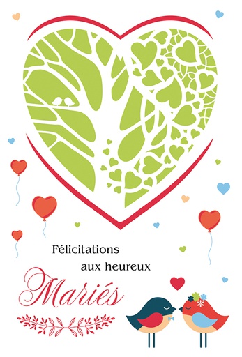 [MA C50028] Carte Mariage