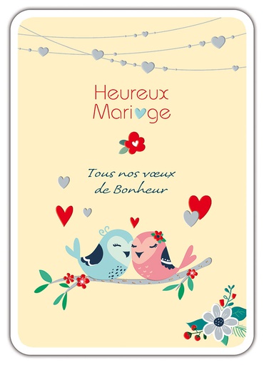 [MA CDFDP115] Carte Mariage